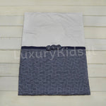 Coperta Imbottita Sfoderabile Bianca-Blu Neonata Ninnaoh E18COP23I - NINNAOH - LuxuryKids