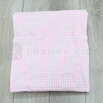 Coperta Imbottita Sfoderabile Fuxia Con Bordo A Quadretti E Fragoline Neonata TETO E TATTA CI3150 - TETO E TATTA - LuxuryKids
