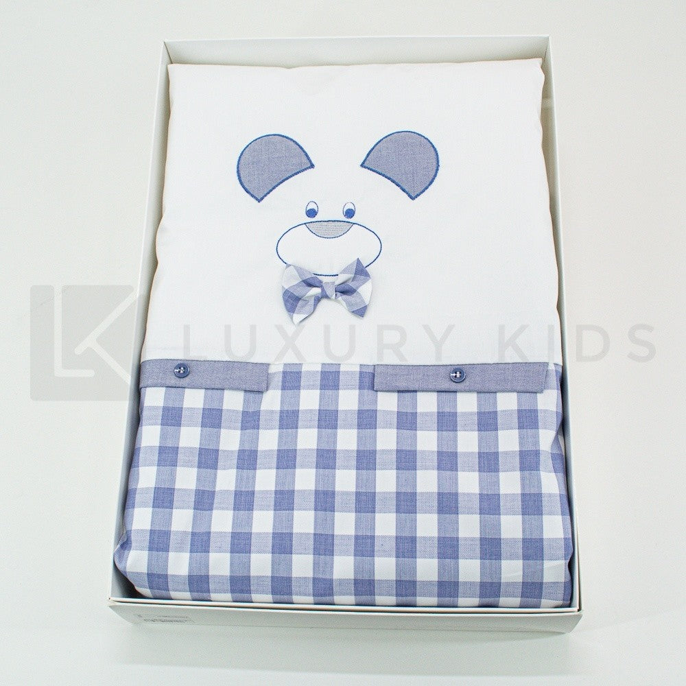 Copertina Imbottita Sfoderabile In Cotone Corredino Neonato Ninnaoh E20COP216I - NINNAOH - LuxuryKids