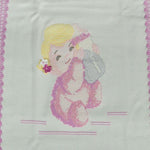 Copertina In Lana Panna Neonata Creazioni Luana 740 - CREAZIONI LUANA - LuxuryKids