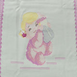 Copertina In Lana Panna Neonata Creazioni Luana 740 - CREAZIONI LUANA - LuxuryKids