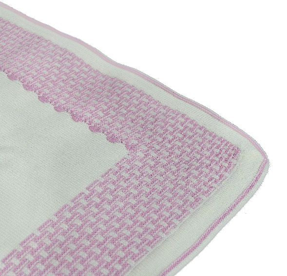 Copertina In Lana Panna Neonata Creazioni Luana 740 - CREAZIONI LUANA - LuxuryKids