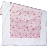 Copertina Sfoderabile In Ciniglia Bianca E Rosa Con Stampa Farfalle Corredino Invernale Neonata Ninnaoh I20COP5I - NINNAOH - LuxuryKids