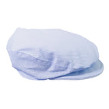 Coppola In Cotone Celeste Micro Fantasia a Quadrettini Celeste Neonato BUFI B5102ACO - BUFI - LuxuryKids