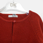 Coprispalle Bordeaux in Misto Lana Laminato in Rosso Per Bambina Dr.Kids 482 - DR.KID - LuxuryKids