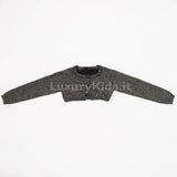Coprispalle Elegante Nero Glitterato in Oro Per Bambina Fun&Fun FNBSR0031 - FUN&FUN - LuxuryKids