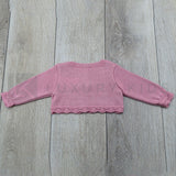 Coprispalle estivo con Trama traforata Neonata Rosa Antico A&J 254 - A&J - LuxuryKids