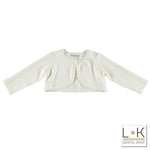 Coprispalle in Misto Lana Panna Bambina Sarabanda T254 - SARABANDA - LuxuryKids