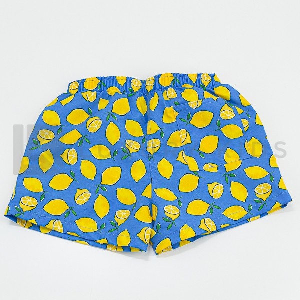 Costume A Pantaloncino Fantasia A Limoni Blu E Giallo Bambino SARDON AP965A - SARDON - LuxuryKids
