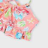 Costume Bikini Con Volant Rosa E Stampa Sirenetta Bambina MAYORAL 3743 - MAYORAL - LuxuryKids