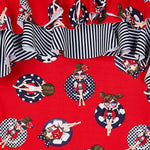 Costume Intero Con Volant Rosso Con Stampa Bambina MAYORAL 3745 - MAYORAL - LuxuryKids