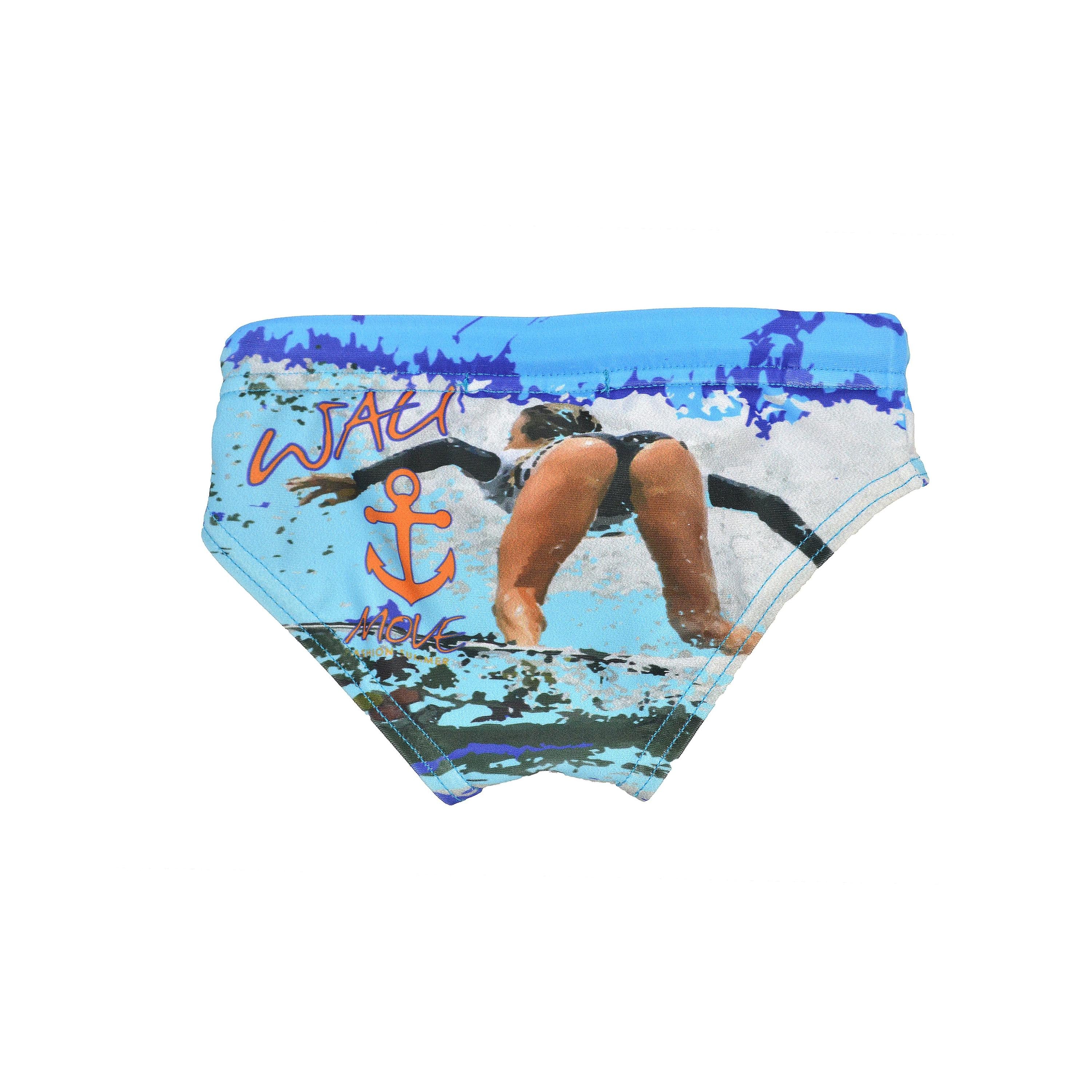 Costume Slip con Stampa Multicolour Neonato Move 101 - MOVE - LuxuryKids