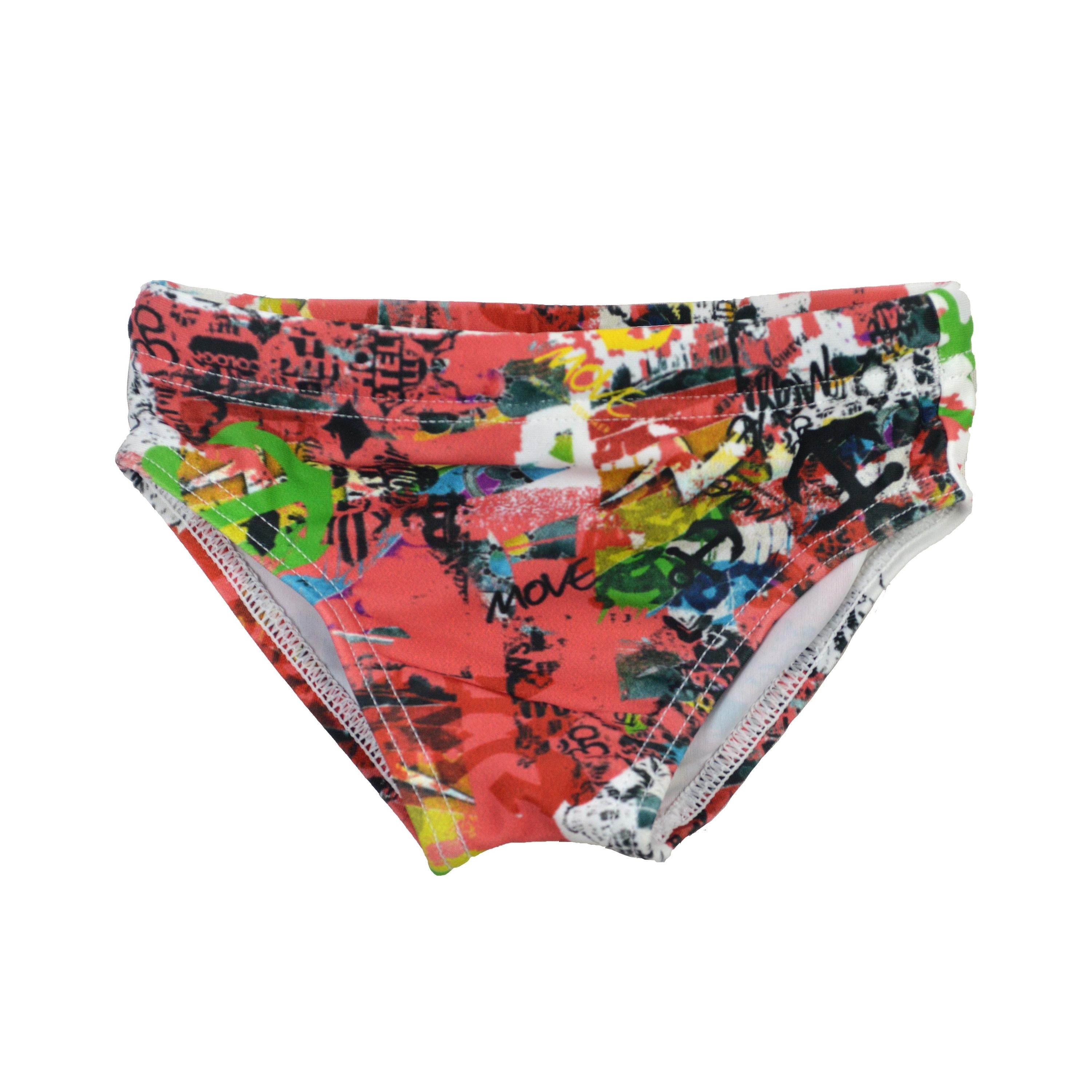 Costume Slip con Stampa Multicolour Bambino Move 110 - MOVE - LuxuryKids