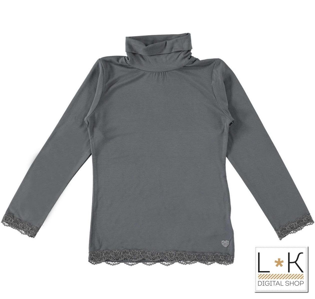 Dolcevita Lupetto Con Pizzo Bambina SARABANDA T428 - SARABANDA - LuxuryKids