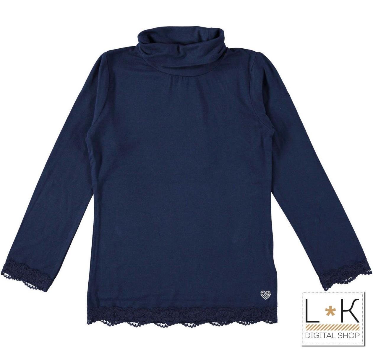 Dolcevita Lupetto Con Pizzo Bambina SARABANDA T428 - SARABANDA - LuxuryKids