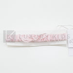 Fascia Elastica In Rasatello Di Cotone Con Fiocco Rosa Neonata La Sartoria Dei Piccoli LF760 - LA SARTORIA DEI PICCOLI - LuxuryKids