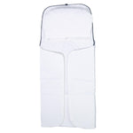 Fasciatoio Piegevole Imbottito Cotone Con Ricamo Orologio Bianco Neonato LA SARTORIA DEL PICCOLI LFS8581 - LA SARTORIA DEI PICCOLI - LuxuryKids