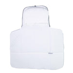 Fasciatoio Piegevole Imbottito Cotone Con Ricamo Orologio Bianco Neonato LA SARTORIA DEL PICCOLI LFS8581 - LA SARTORIA DEI PICCOLI - LuxuryKids