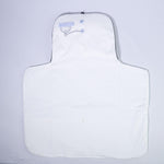 Fasciatoio Piegevole Imbottito Cotone Con Ricamo Orologio Bianco Neonato LA SARTORIA DEL PICCOLI LFS8581 - LA SARTORIA DEI PICCOLI - LuxuryKids