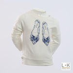 Felpa Chiusa in Caldo Cotone con Stampa Bianco Bambina Fun&Fun FNBST9010 - FUN&FUN - LuxuryKids