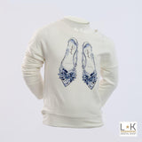 Felpa Chiusa in Caldo Cotone con Stampa Bianco Bambina Fun&Fun FNBST9010 - FUN&FUN - LuxuryKids