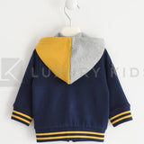 Felpa Con Cappuccio Bicolore Bambino Sarabanda K130 - SARABANDA - LuxuryKids