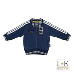 Felpa con Zip Blu Neonato Sarabanda N803 - SARABANDA - LuxuryKids