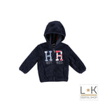 Felpa con Zip e Cappuccio Neonato Blu Sarabanda N128 - SARABANDA - LuxuryKids