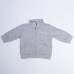 Felpa in Caldo Cotone Con Zip Grigio Neonata One Love 305F200 - ONE LOVE - LuxuryKids