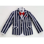 Giacca a Righe con Pochette inclusa Bambino Blu Manuell & Frank M3138 - MANUELL&FRANK - LuxuryKids