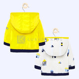Giacca A Vento Gialla Reversibile Neonato Mayoral 1450 - MAYORAL - LuxuryKids