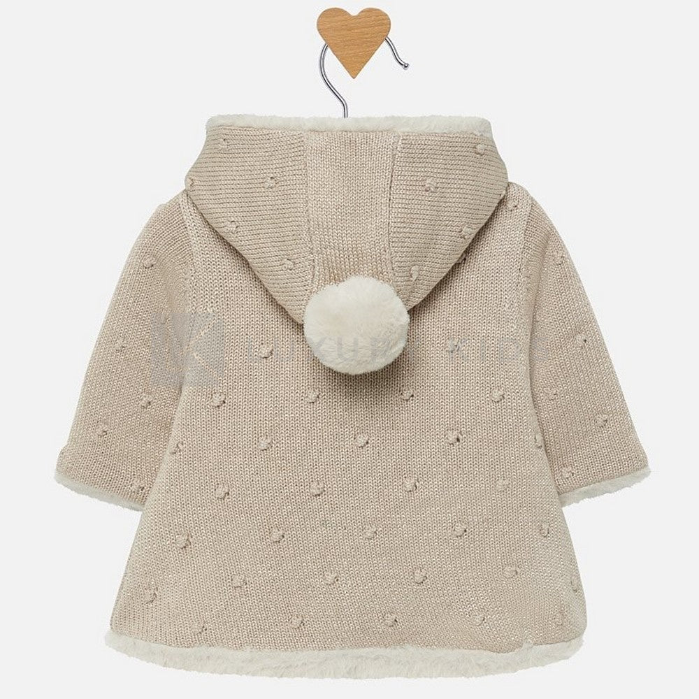 Giacca Con Cappuccio in maglia Neonata Mayoral 2304 - MAYORAL - LuxuryKids