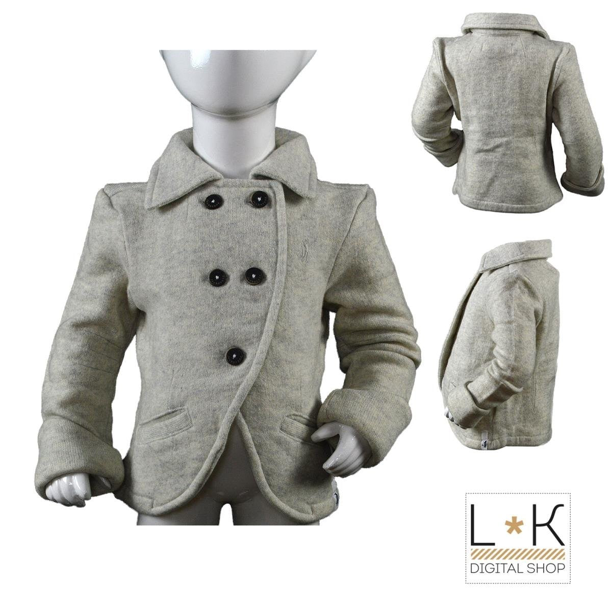 Giacca Doppio Petto Grigia Bambina Jeckerson 7DST61 - JECKERSON - LuxuryKids