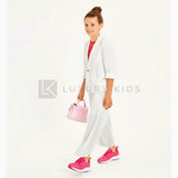 Giacca Elegante E Morbida Bianca Bambina Sarabanda J433 - SARABANDA - LuxuryKids