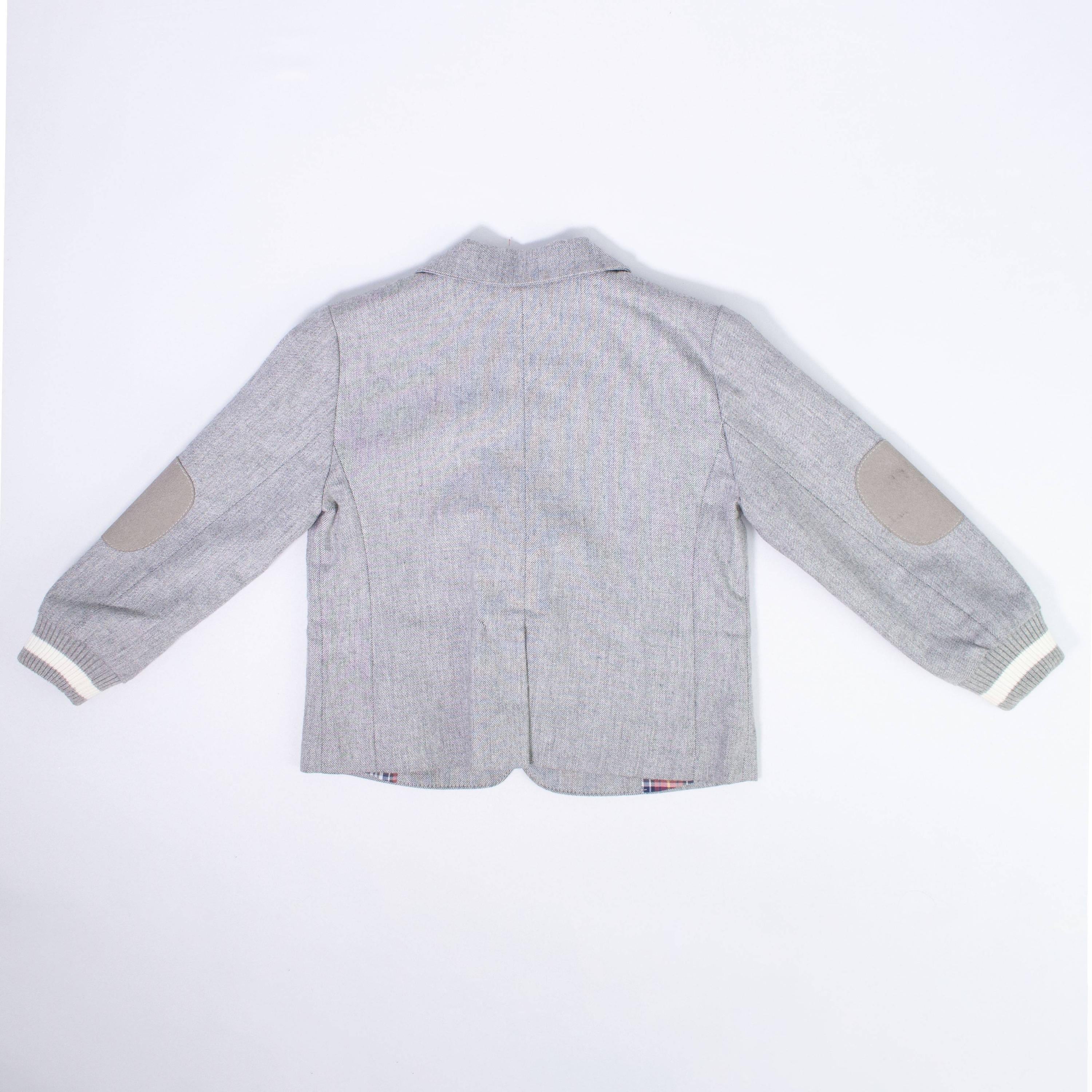 Giacca Elegante Grigio in Tinta Unita Neonato La Martina 4075 - LA MARTINA - LuxuryKids