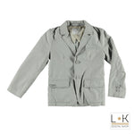 Giacca Elegante in Tinta Unita Bambino Grigio Sarabanda G384 - SARABANDA - LuxuryKids