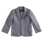 Giacca in Caldo Cotone Elasticizzato Fanatasia Blu Neonato SARABANDA 1173S - SARABANDA - LuxuryKids