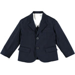 Giacca In Cotone Blu Notte Neonato MANUELL&FRANK MF6025N - MANUELL&FRANK - LuxuryKids