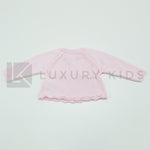 Giacchino Corto Aperto In Filo Di Cotone Con Bottoni Neonata Dr Kid DK126 - DR.KID - LuxuryKids