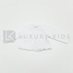 Giacchino Corto Aperto In Filo Di Cotone Con Bottoni Neonata Dr Kid DK126 - DR.KID - LuxuryKids