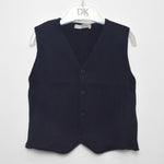 Gilet Blu in Misto Lana Per Neonato Dr.Kids 569 - DR.KID - LuxuryKids