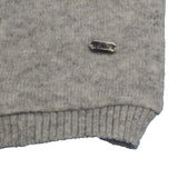Gilet in Misto Lana con Scollo a V Neonato Grigio Ninnaoh I15259 - NINNAOH - LuxuryKids