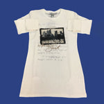 Girocollo in Caldo Cotone con Stampa Bambina Bianco Take two MO2595 - TAKE TWO - LuxuryKids