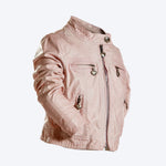 Giubbino Ecopelle Rosa Bambina Fun&Fun FUNBJK4491 - FUN&FUN - LuxuryKids