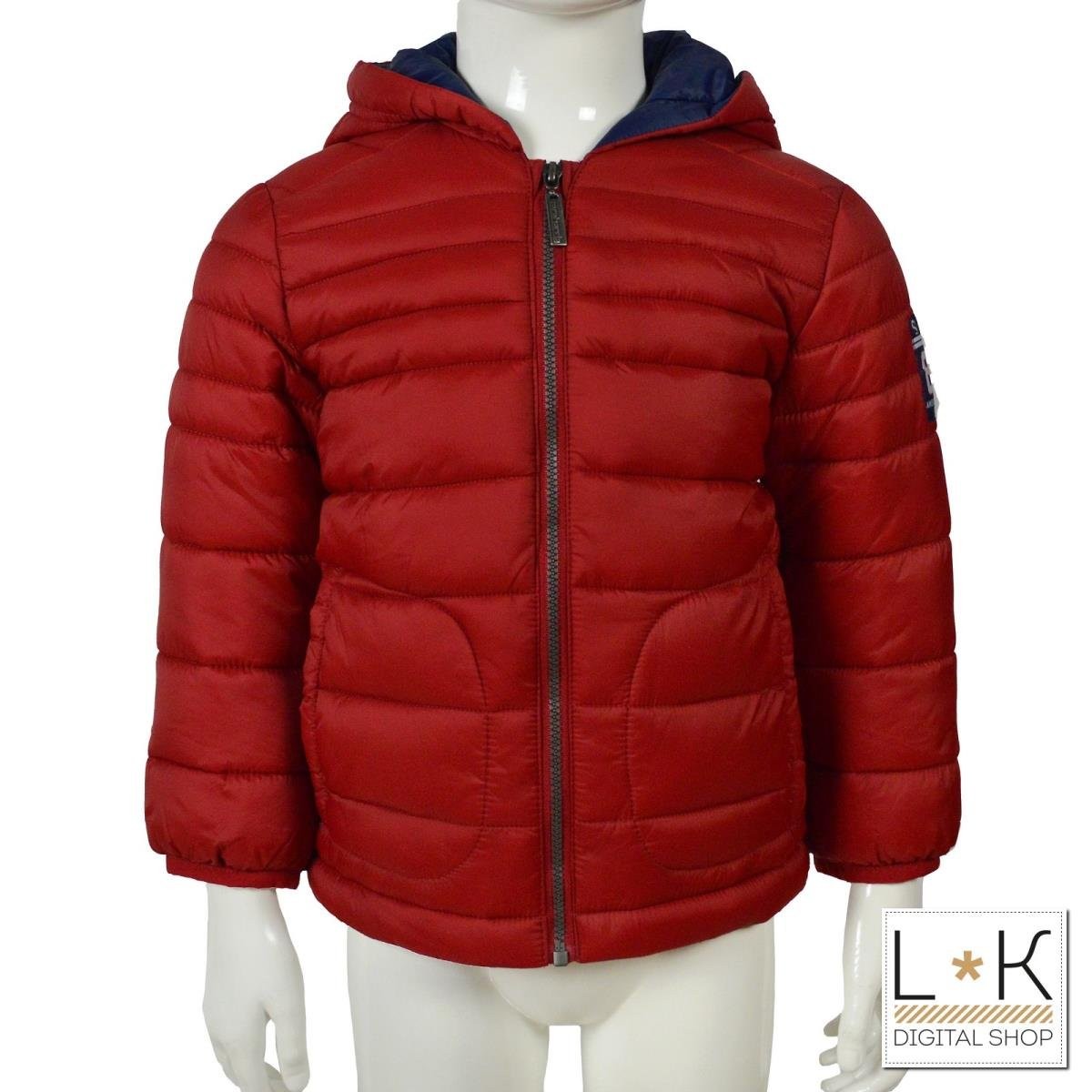 Giubbotto Bomberino invernale con Cappuccio Neonato Rosso Sarabanda R845 - SARABANDA - LuxuryKids