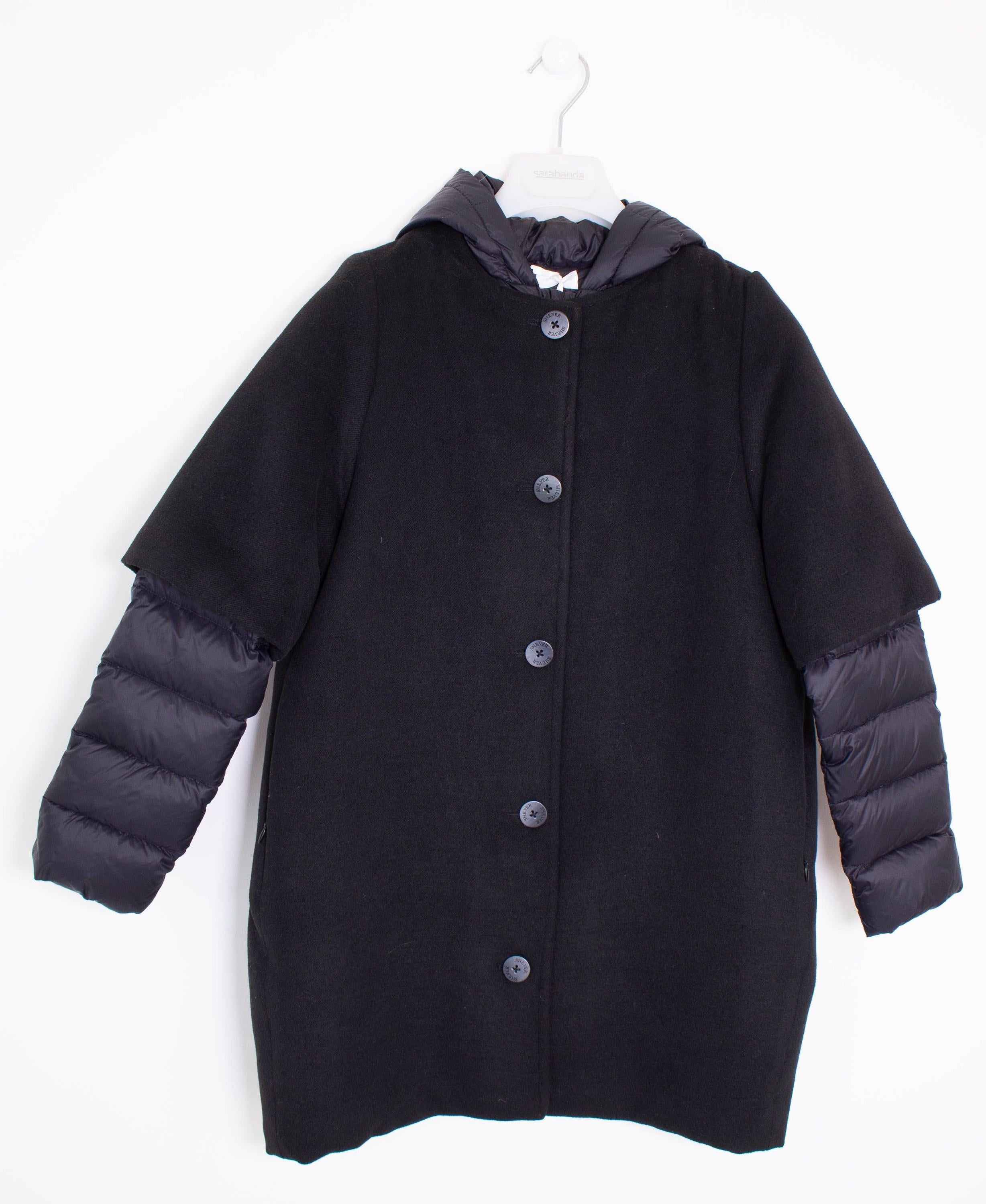 Giubbotto E Cappotto Nero Bambina Fun&Fun CHJJK9593 - FUN&FUN - LuxuryKids