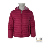 Giubbotto Imbottito Con Cappuccio Fucsia Bambina SARABANDA R818 - SARABANDA - LuxuryKids