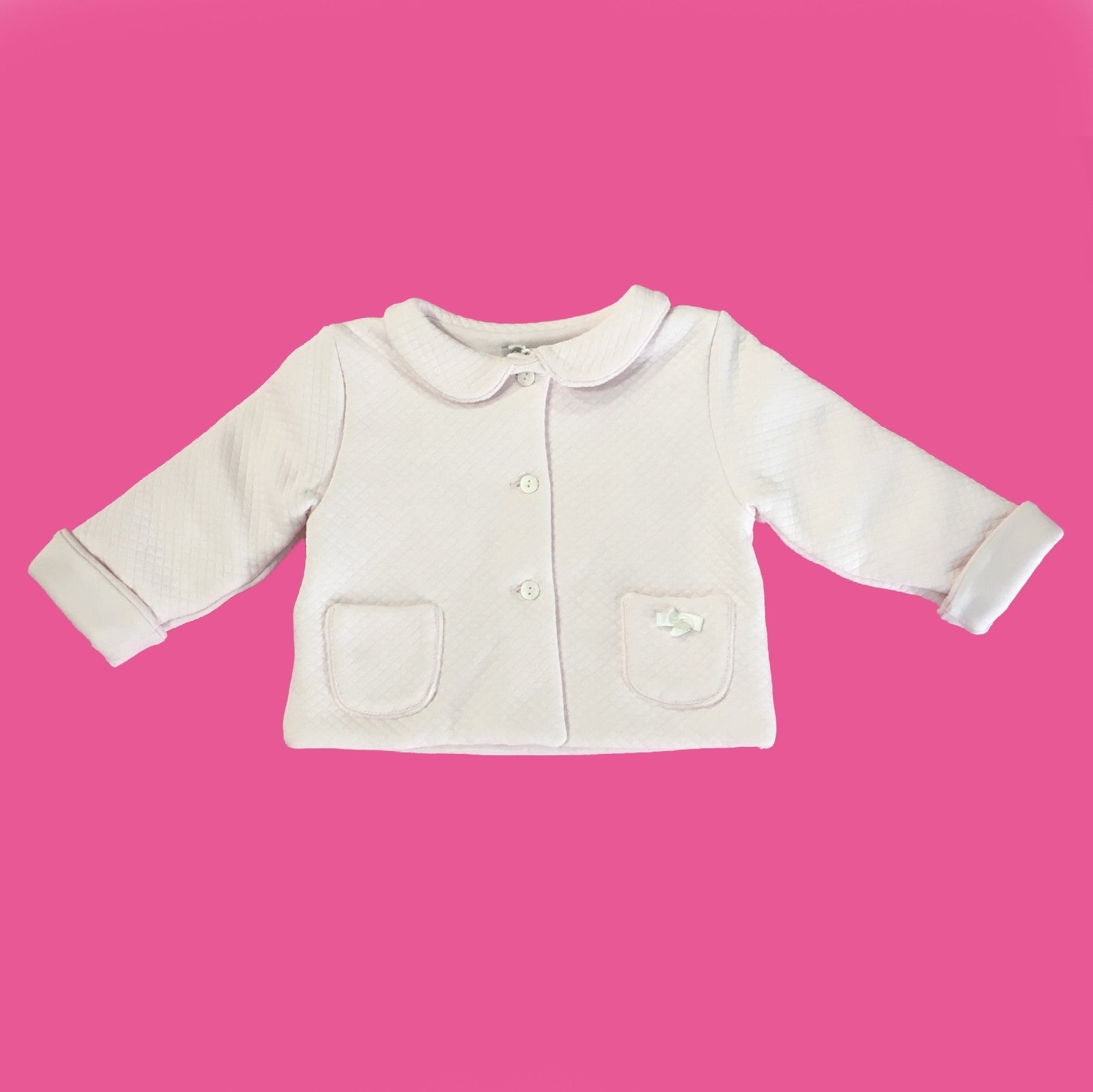 Giubbotto Trapuntato Rosa Neonata Patachou 2333056 - PATACHOU - LuxuryKids