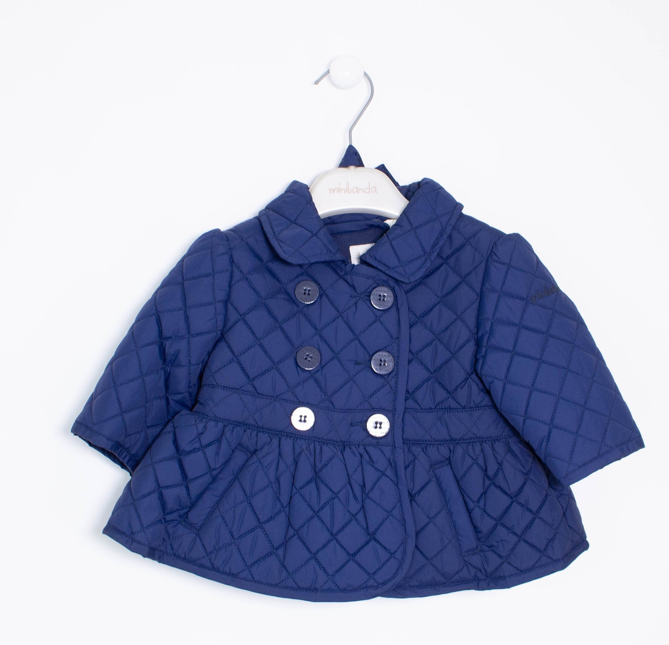 Giubbotto Trapuntino Blu Neonata Minibanda F691 - MINIBANDA - LuxuryKids