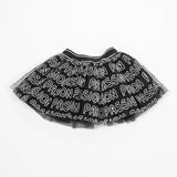 Gonna di Tulle Nera con Fantasia Stampata Per Bambina Fun&Fun FNBSK0052 - FUN&FUN - LuxuryKids